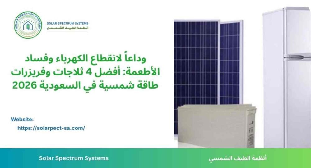 ثلاجات طاقة شمسية من أنظمة الطيف الشمسي في السعودية