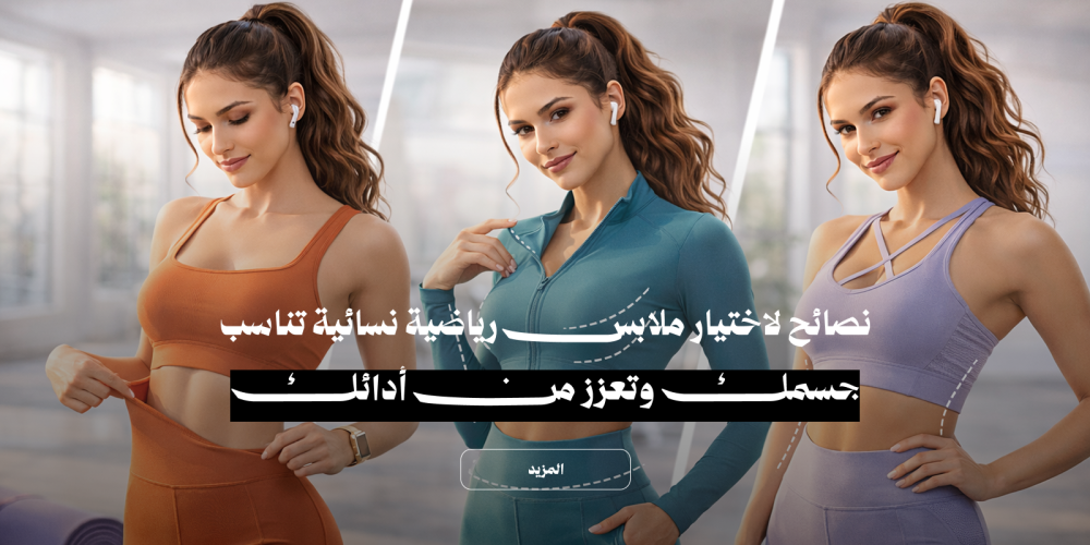 نصائح لاختيار ملابس رياضية نسائية تناسب جسمك وتعزز من أدائك