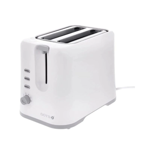 حماصة خبز دوتس شريحتين ، 850 واط ابيض - BRD-01B
