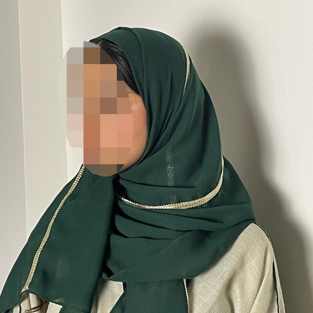 طرحة لينا لون اخضر