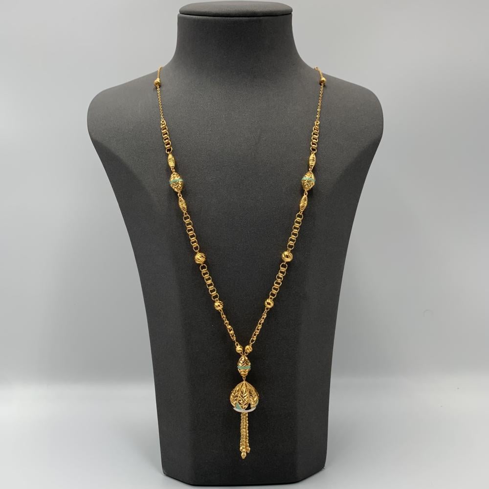 عقد بحريني أصيل بوزن 14.97 جرام - تألقي بأجمل المجوهرات - عيار 21