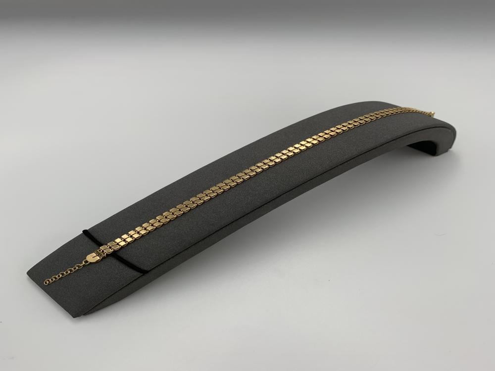 سوارة بحريني ذهب عيار 18 بتصميم كلاسيكي بوزن 5.9 جرام – فخامة يومية بأناقة ذهبية