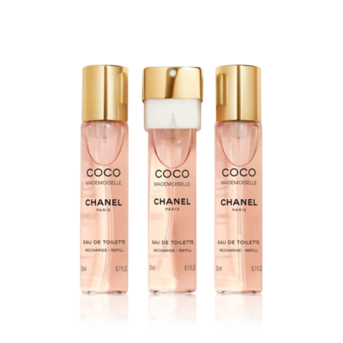 شانيل كوكو ماديموزيل - أو دي تواليت (نسائي) 20X3 مل عبوة بخاخ السفر