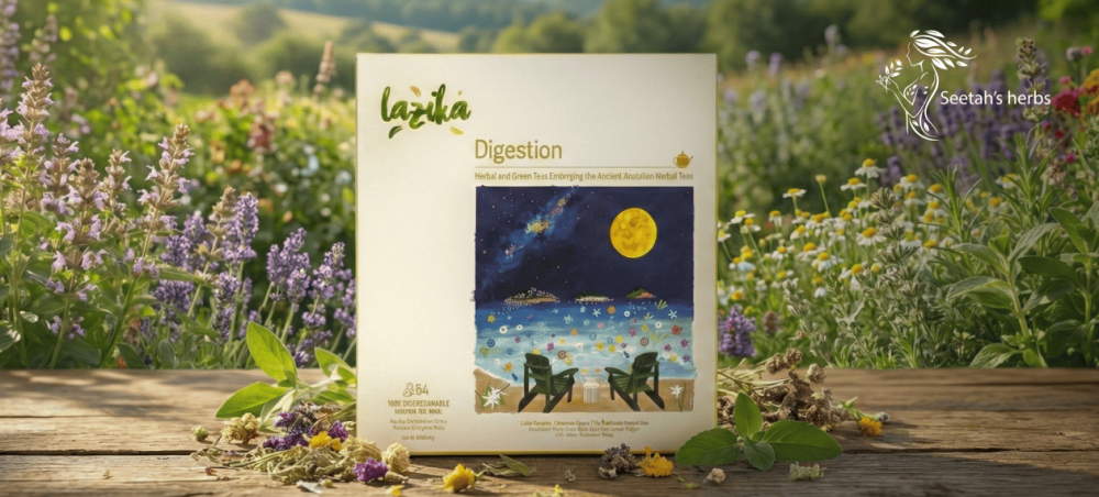 مجموعة الهضم: دليلك الشامل لراحة الجهاز الهضمي والتخلص من النفخة مع شاي عسر الهضم الفعال