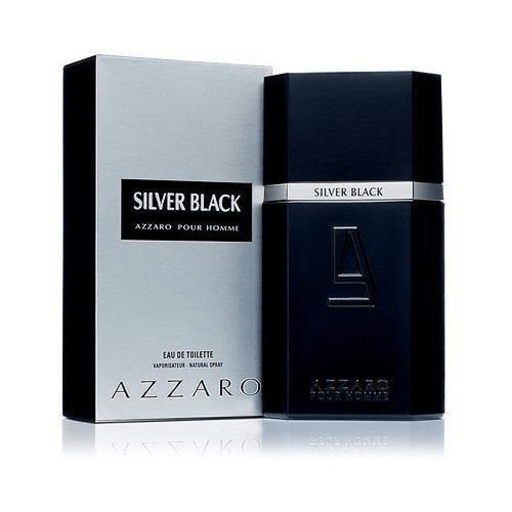عطر سيلفر بلاك من ازارو للرجال - 100مل - او دي تواليت