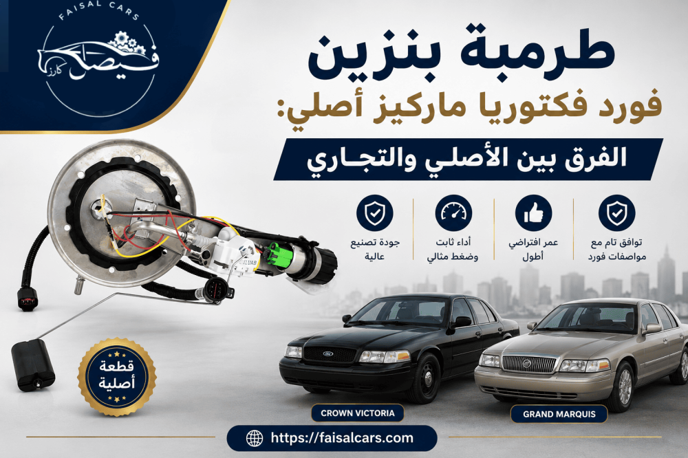طرمبة بنزين فورد فكتوريا ماركيز أصلي: الفرق بين الأصلي والتجاري
