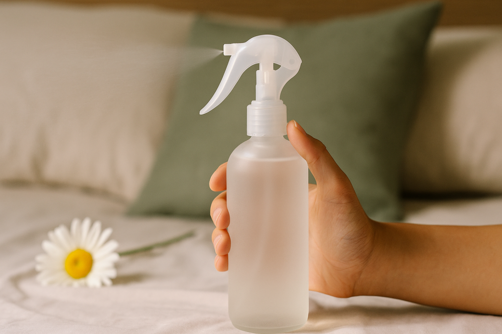 دليل استخدام معطر المفارش من أقحوان – خطوات وانتعاش يدوم