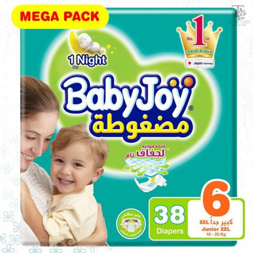 بيبي جوي حفائض الأطفال مقاس 6 (16-25 كجم) - 38 حفا...