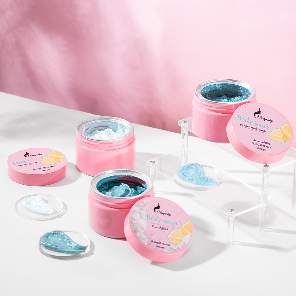 مجموعه عناية مسك البودرة