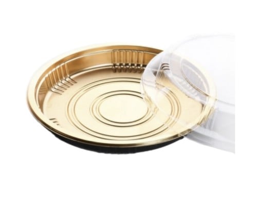 صينية دائرية من فورزان سوشي مع غطاء 10حبات رقم 63