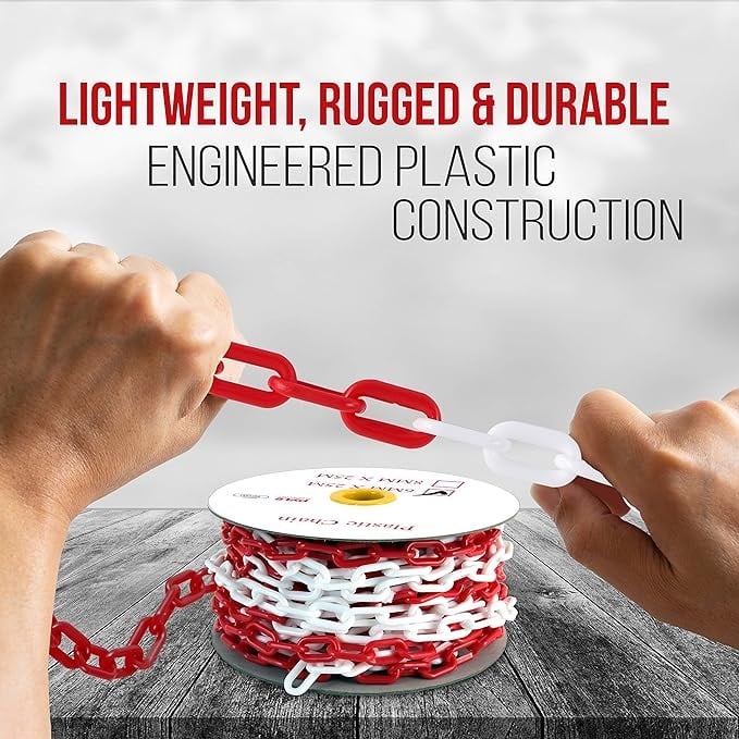 سلسلة بلاستيك 6 مم 25م