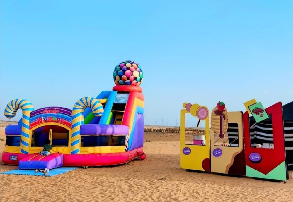 Why do you need inflatable toys and food carts for children&#39;s events?