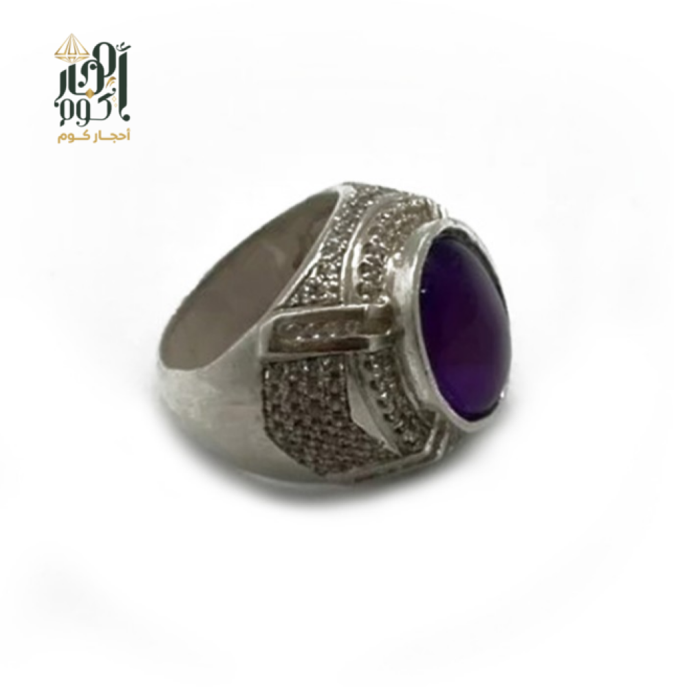 الوان حجر الجمشت الطبيعي