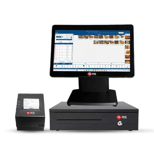 جهاز كاشير مطاعم I5 شاشة لمس+ درج + طابعة+البرنامج