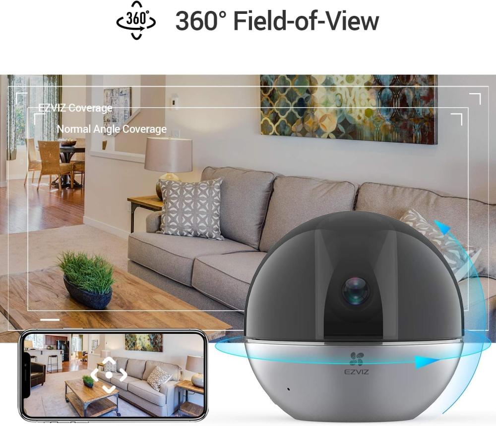 عرض 4 كاميرا مراقبة واي فاي المتحركة بدقة 4 ميجا Ezviz C6W