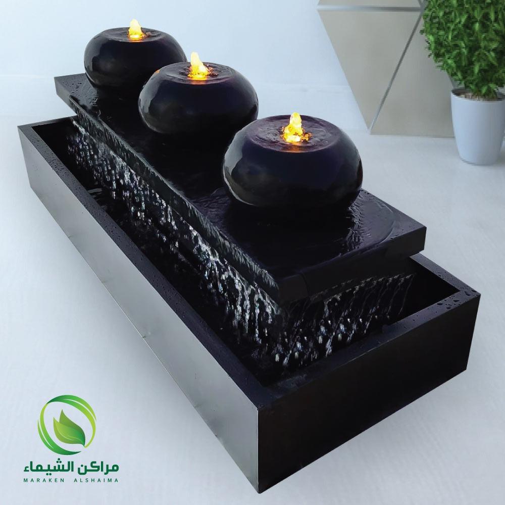 شلالات فايبر جاهزة متحركة