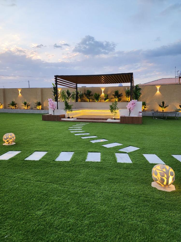 تنسيق حدائق الطائف احواض ومراكن زرع فيبر وشلالات ونوافير وجلسات جاهزة جاهزة مصنع مراكن الشيماء