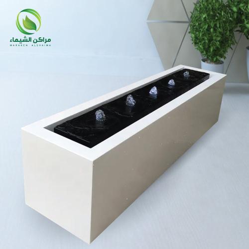 نافورة حجري للحوش والسطح من تنفيذ مصنع مراكن الشيماء للنوافير والشلالات الكبيرة ومتوسطة الحجم الجاهزة فايبر جلاس - الاستدلال على تنفيذ مصنع مراكن الشيماء