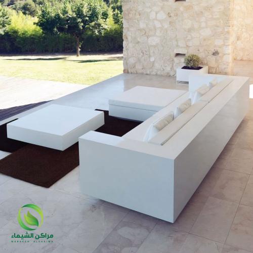 مسابح جاهزة فايبر جلاس كبيرة للحوش والسطح - مصنع مراكن الشيماء - تنسيق حدائق منزلية ابها - خميس مشيط - جازان - نجران - محايل عسير- أفكار إبداعية لتنسيق الحدائق في محايل عسير