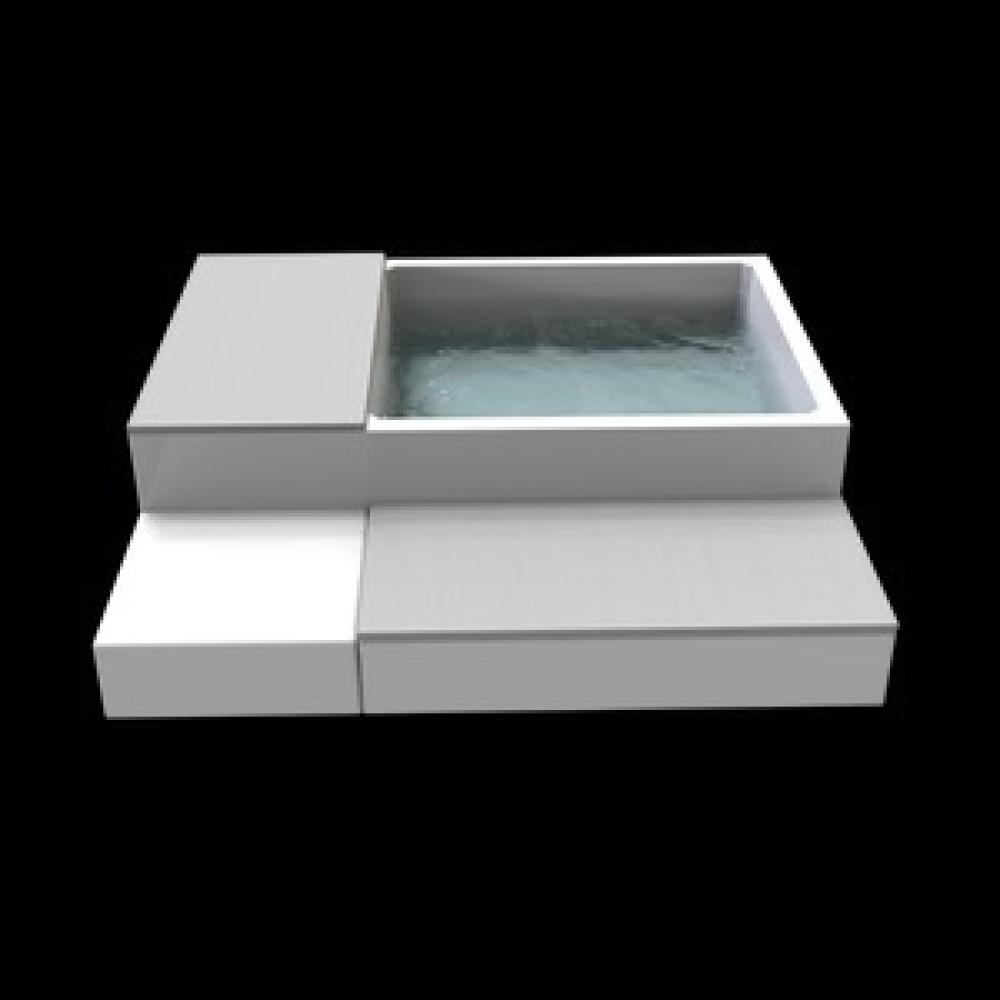 مسابح جاهزه فايبر للحوش والسطح للأطفال والكبار