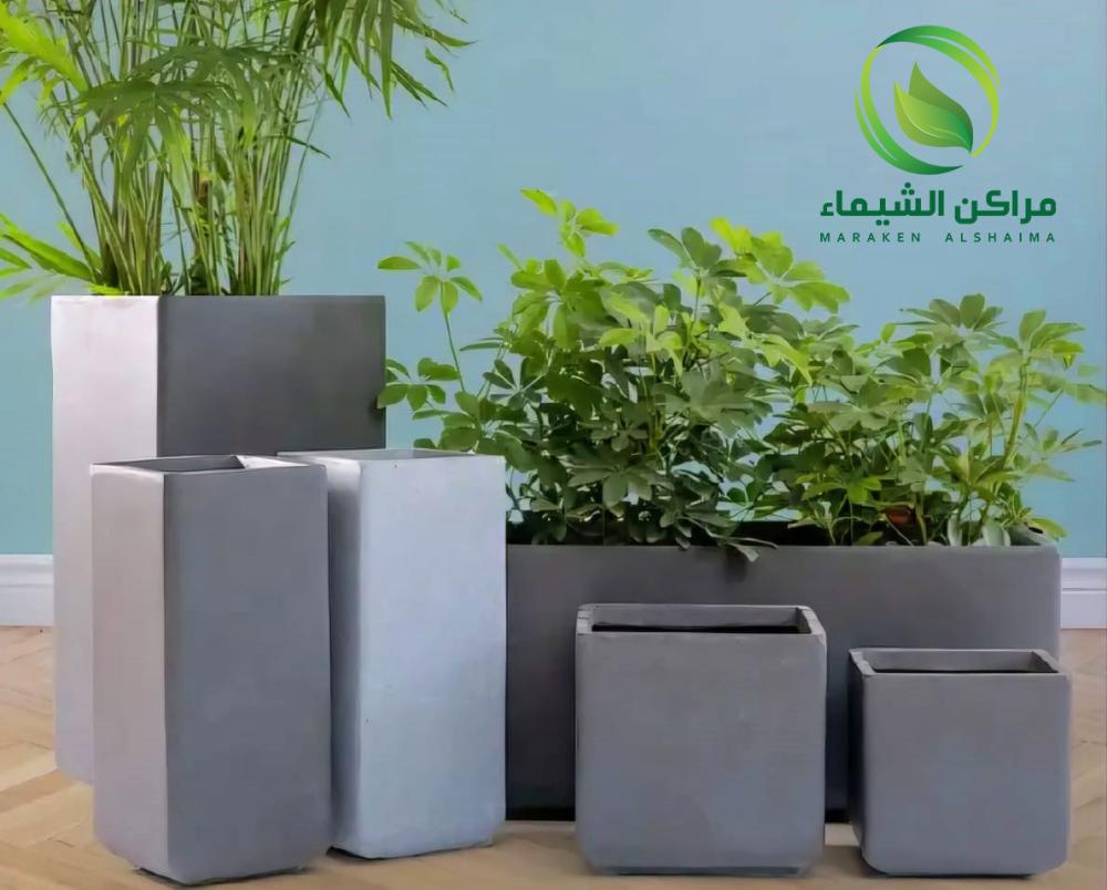 احواض زرع خارجية كبيرة فايبر الرياض - جدة - الدمام - الخبر - الهفوف - حفر الباطن - عرعر - تبوك - سكاكا - بريدة - حائل