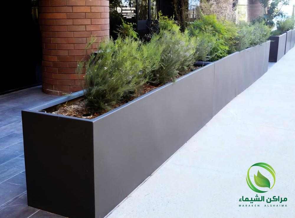 افكار احواض زرع خارجية كبيرة بسعر الجملة - تنفيذ مصنع مراكن الشيماء للحدائق المنزليه والكافيهات والمطاعم واماكن التسوق - أمثلة عملية للاستخدام في المنازل والكافيهات والمطاعم وأماكن التسوق