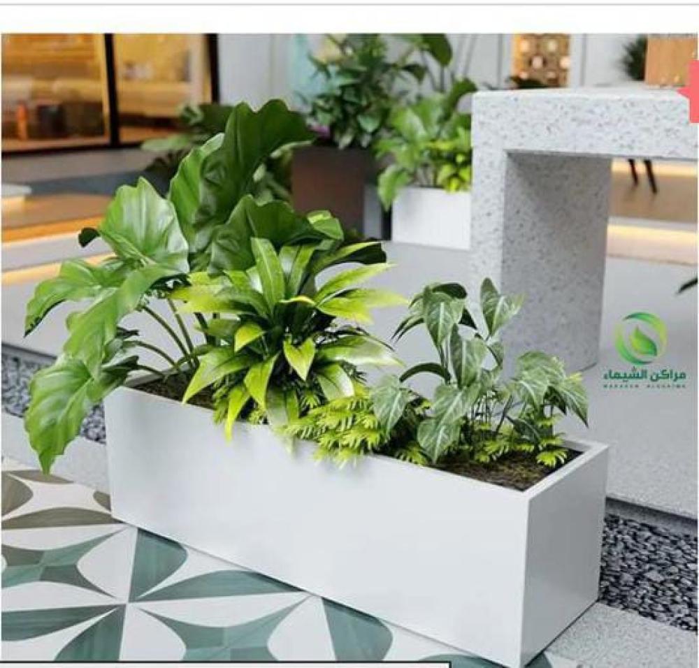 مشاتل الدمام والزراعة المنزلية للحوش والسطح - مصنع مراكن الشيماء تنسيق الحدائق المنزلية - احواض زرع ومراكن كبيرة فيبر جلاس