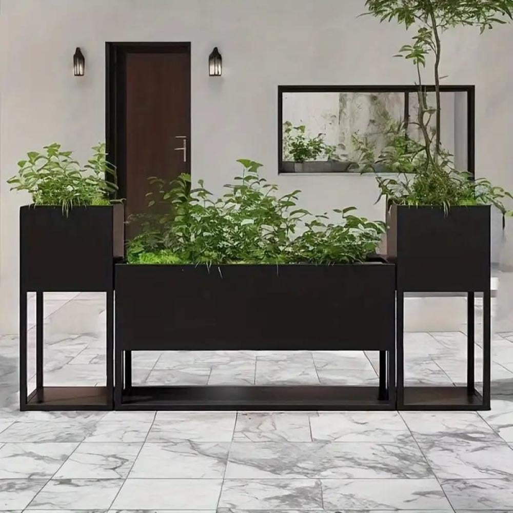 تنسيق حدائق حائل - أحواض ومراكن زرع فيبر وشلالات جاهزة