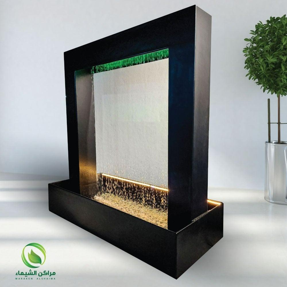 شلال منزلي زاوية للحوش والسطح من تنفيذ مصنع مراكن الشيماء للنوافير والشلالات الكبيرة ومتوسطة الحجم الجاهزة فايبر جلاس