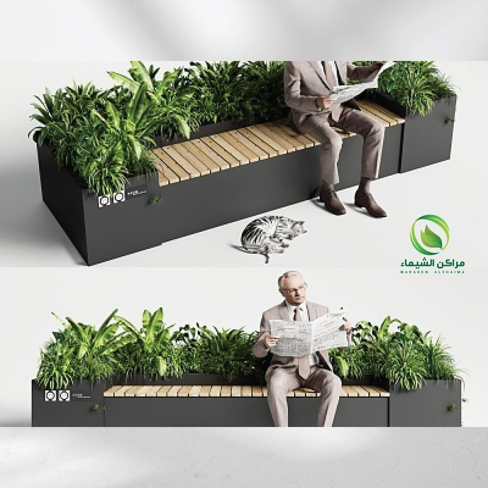 تنسيق حدائق جازان | أحواض ومراكن زرع فيبر وشلالات - مراكن الشيماء