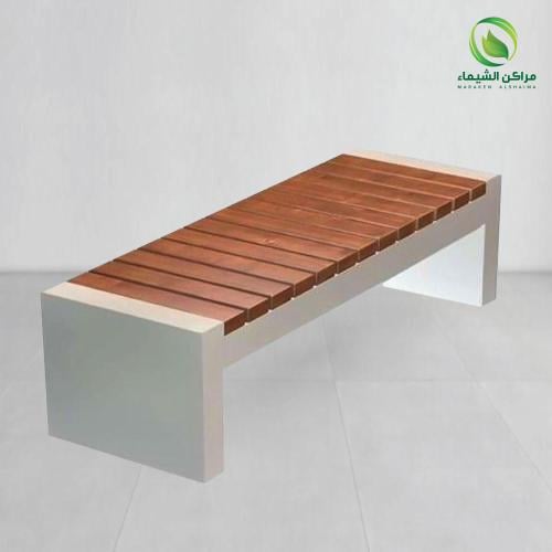 جلسة خارجية فايبر وخشب سويدي 1.5م