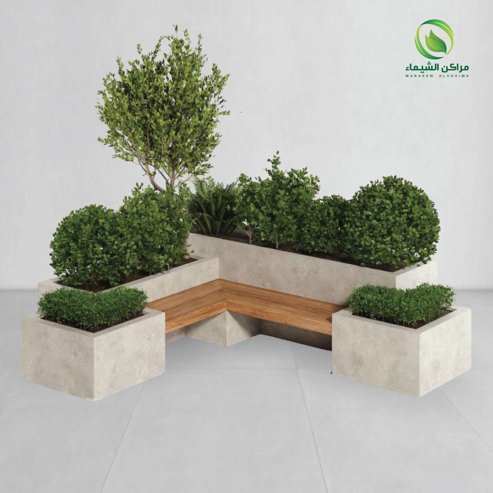 جلسات خارجية جاهزه للحوش والسطح في مدينة الخبر - من تنفيذ مصنع مراكن الشيماء لتصنيع الجلسات الفيبر جلاس والخشب السويدي الخارجي