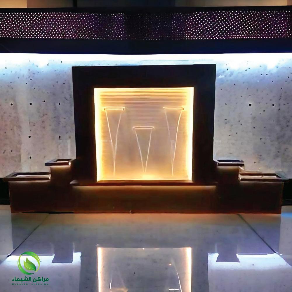 نافورة منزلية للحوش والسطح - مصنع مراكن الشيماء للنوافير والشلالات الكبيرة ومتوسطة الحجم الجاهزة فايبر جلاس