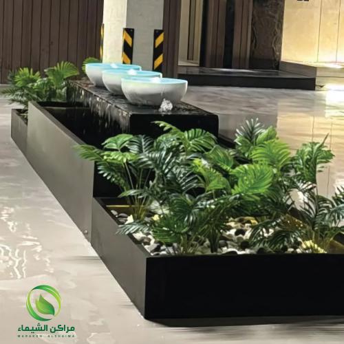 نافورة حدائق للحوش والسطح من تنفيذ مصنع مراكن الشيماء للنوافير والشلالات الكبيرة ومتوسطة الحجم الجاهزة فايبر جلاس - أفكار إبداعية لتصميم وتنسيق النوافير والشلالات