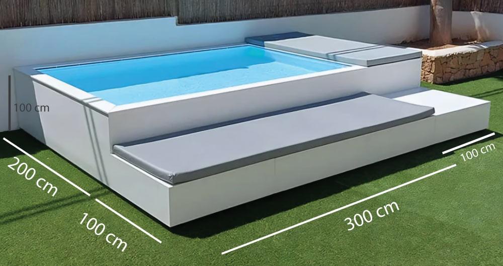 مسابح جاهزة فيبر كبيرة بسعر المصنع - مصنع مراكن الشيماء