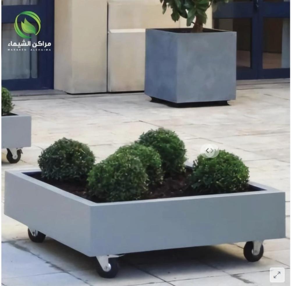 أحواض زراعة خارجية - توريد بسعر المصنع والجملة - مصنع مراكن الشيماء احواض ومراكن متنقلة الفيبر جلاس لخدمة جميع مدن المملكة والشحن مجاني