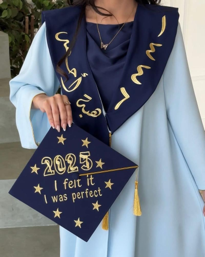 وشاح تخرج بالاسم 2025