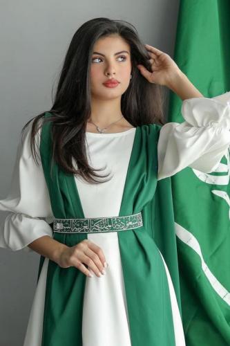 ازياء اليوم الوطني فستان للبنات