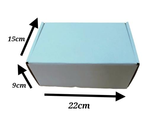 كرتون أبيض مقاس 9*15*22