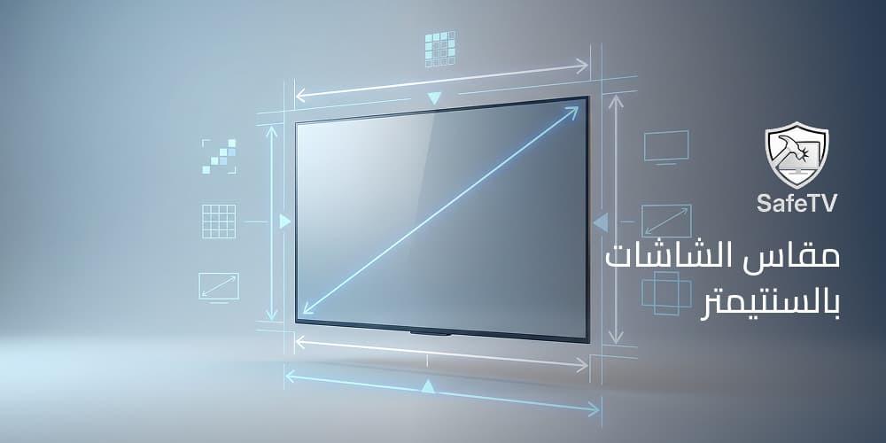 مقاس الشاشات بالسنتيمتر