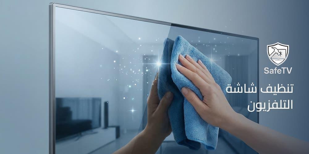 الطريقة الصحيحة لتنظيف شاشة التلفزيون والواقي الخاص بها