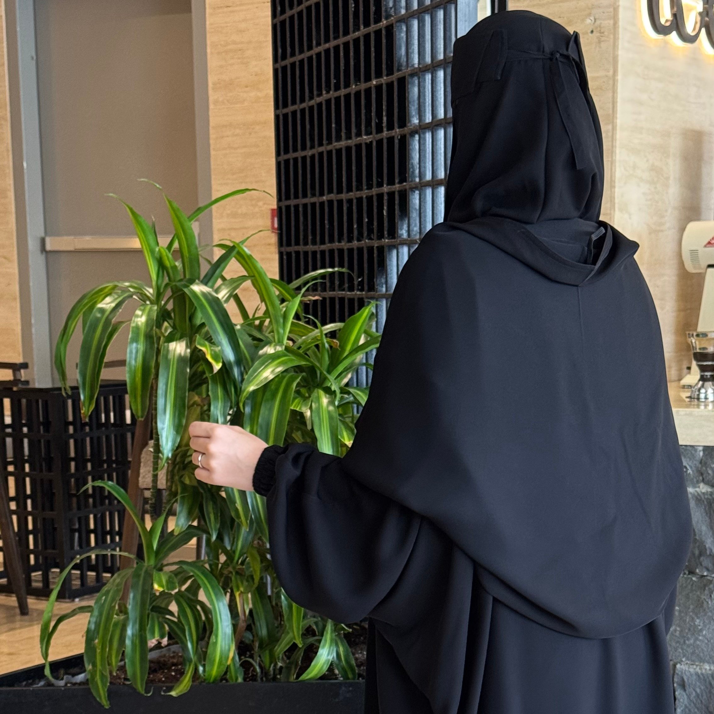 عباية ثنين في واحد سحاب قصير