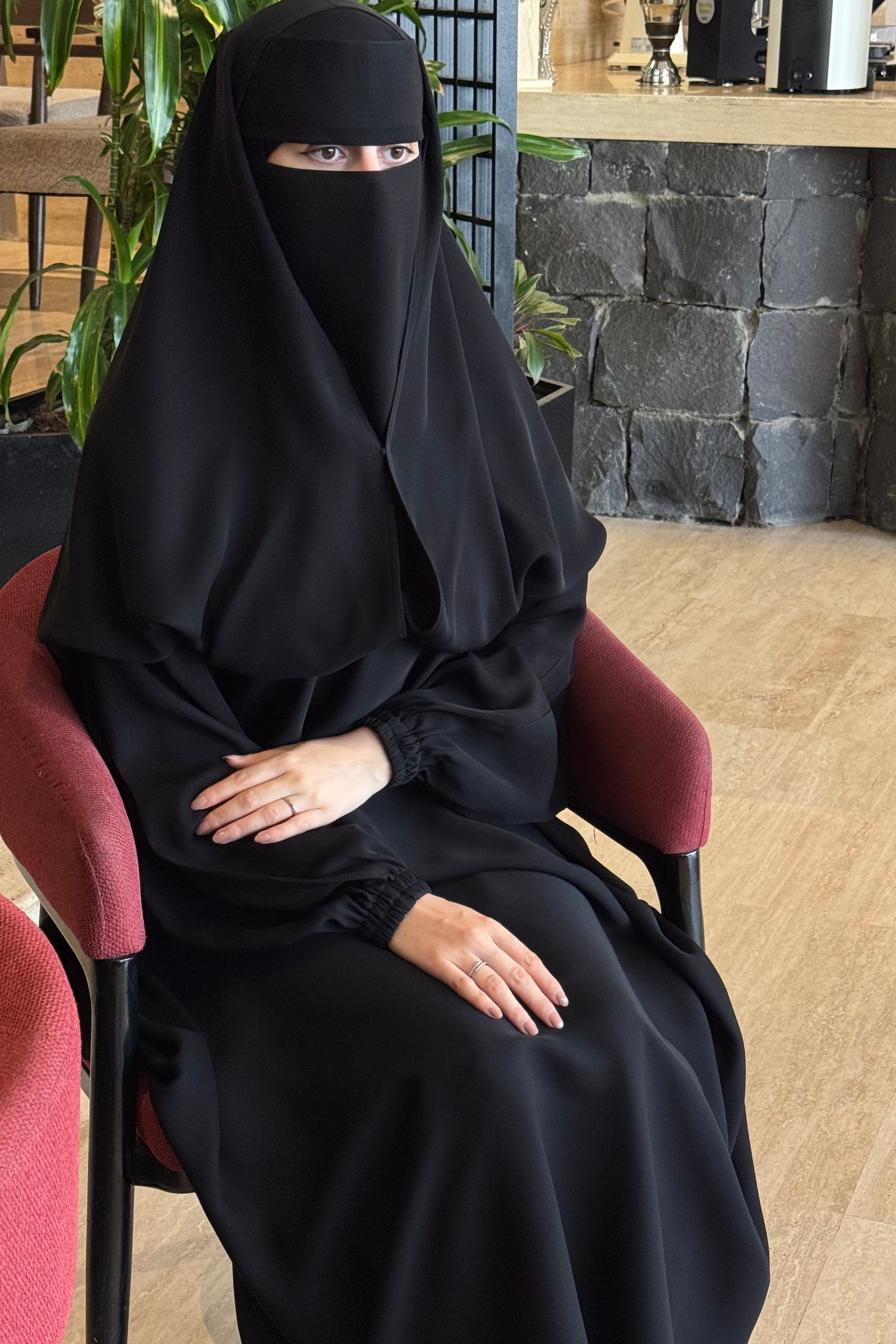 عباية ثنين في واحد سحاب قصير