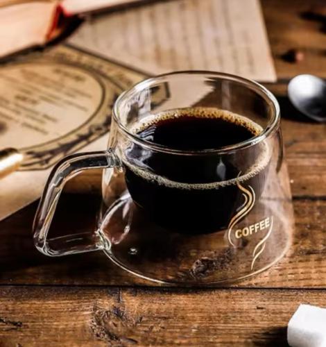 كوب اسبريسو شفاف