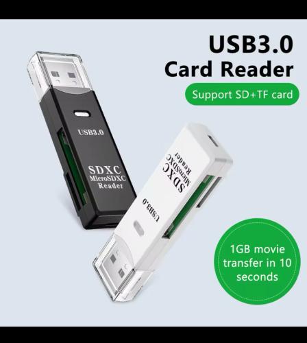 قارئ بطاقات SD/TF بمنفذ USB 3.0 – أداء سريع وعملي...