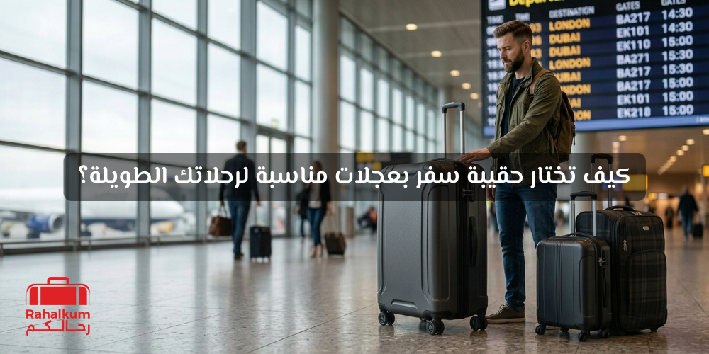 كيف تختار حقيبة سفر بعجلات مناسبة لرحلاتك الطويلة؟