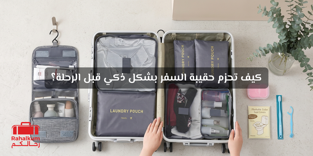 حزم حقيبة السفر بشكل ذكي
