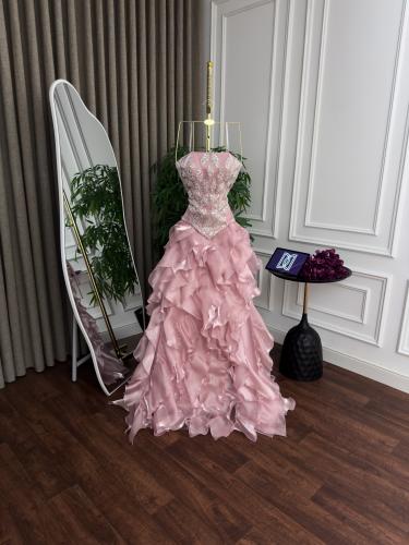 فستان مخمل شموه كوري دبل كلوش