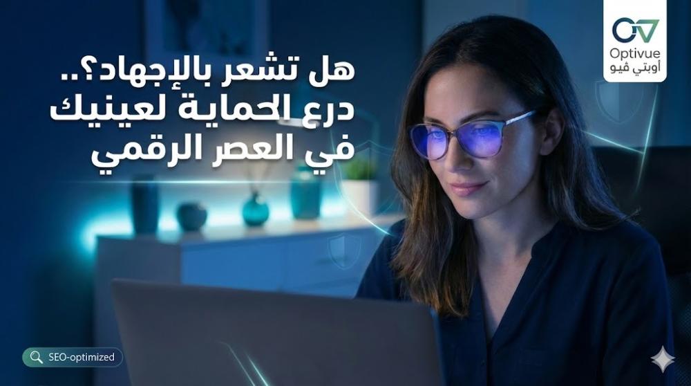 عيونك في العصر الرقمي: لماذا تعتبر عدسات الحماية من الضوء الأزرق استثماراً لا رفاهية؟