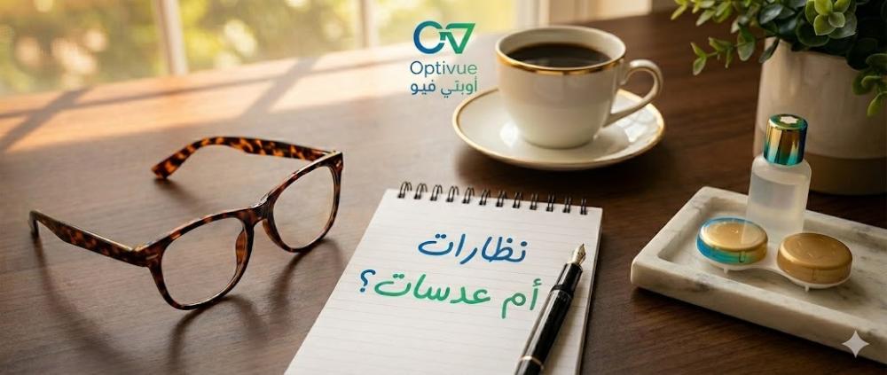 العدسات اللاصقة أم النظارات الطبية: أيهما الخيار الأنسب لعيونك وأسلوب حياتك؟